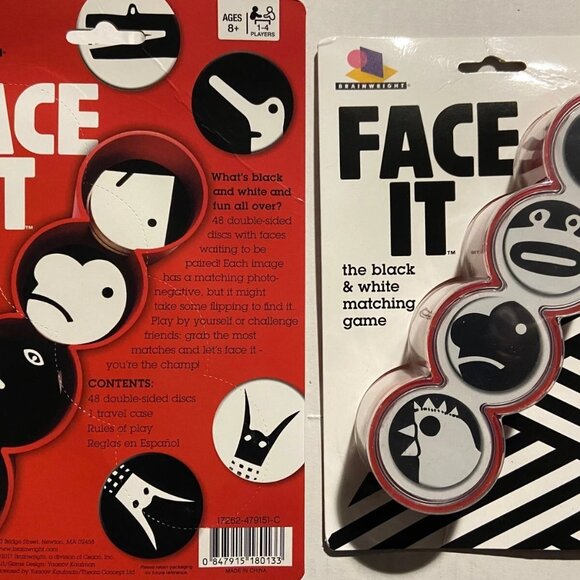 Face It - The Black & White Matching Game - Picture 3 of 4